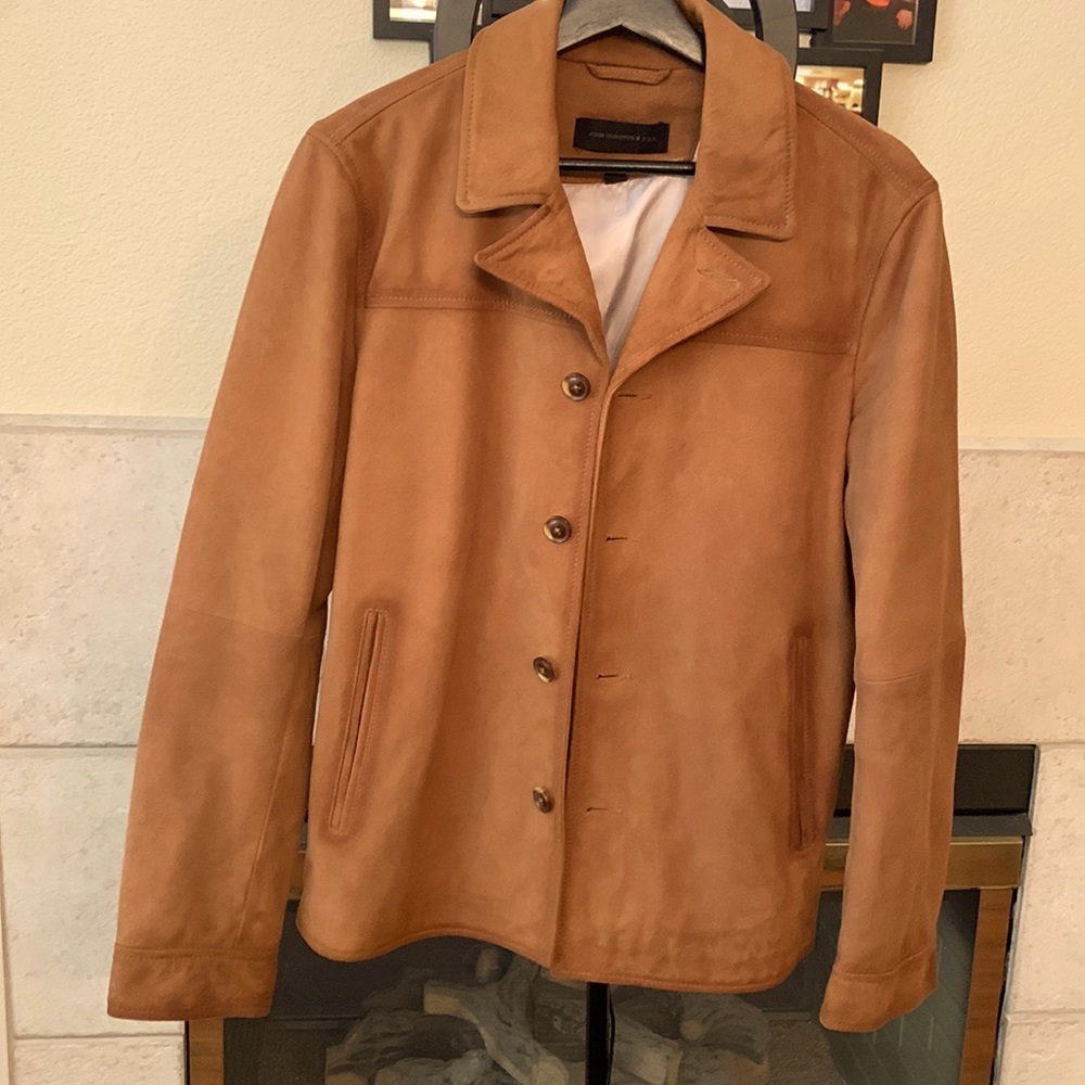John Varvatos star USA suede jacket